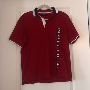 MEN'S NAUTICA RED POLO SHIRT